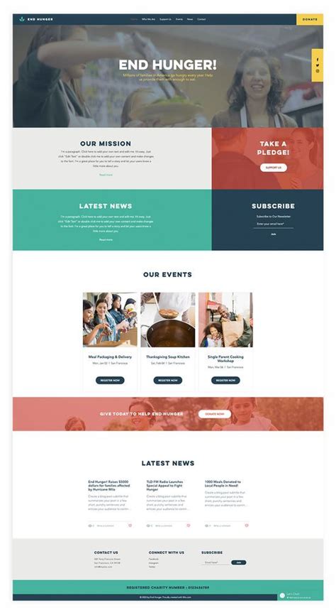 16 best nonprofit website templates for all organizations .